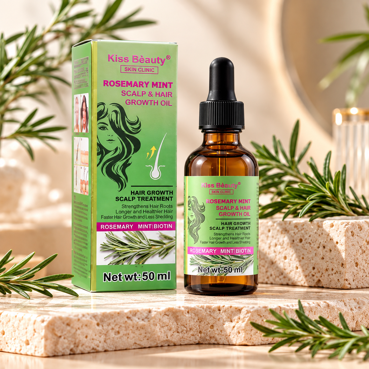 Aceite de Romero para Cabello con Biotina